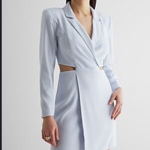 Cut out blazer dress